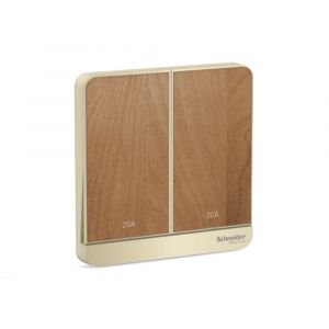 AvatarOn-20A 2G Double Pole Switch with LED, WD