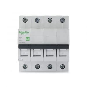 Easy9 MCB 4P 32A C 6000A 415V