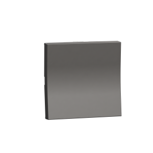 Switch, Miluz ZeTa, 10A, 1 way, 2 module, warm grey