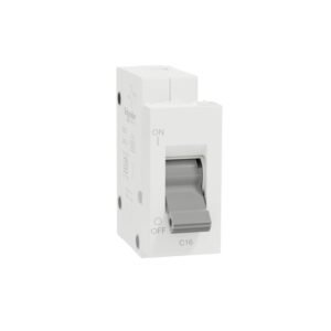 Miniature Circuit-Breaker, Miluz Zeta, 16A, C-Curve, 1 Module, White