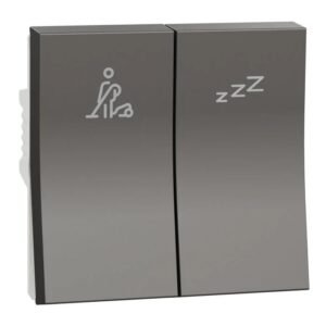 Switch, Miluz Zeta, Dnd And Mmr, 2 Module, Warm Grey