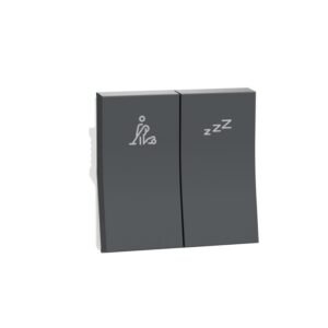 Switch, Miluz Zeta, Dnd And Mmr, 2 Module, Anthracite
