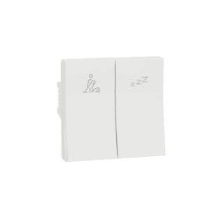 Switch, Miluz Zeta, Dnd And Mmr, 2 Module, White