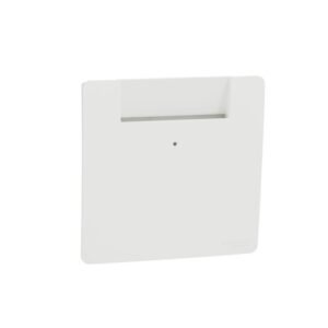 Hotel Card Switch, Miluz Zeta, 16A, 2 Module, White