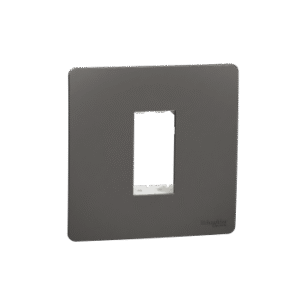 Cover Frame, Miluz Zeta, 1 Module, Warm Grey