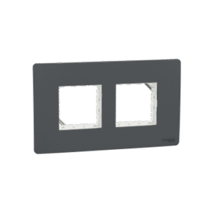 Cover Frame, Miluz Zeta, 4 Module, Anthracite