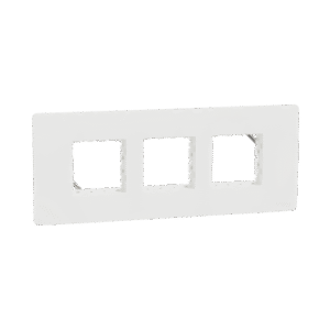 Cover Frame, Miluz Zeta, 6 Module, White
